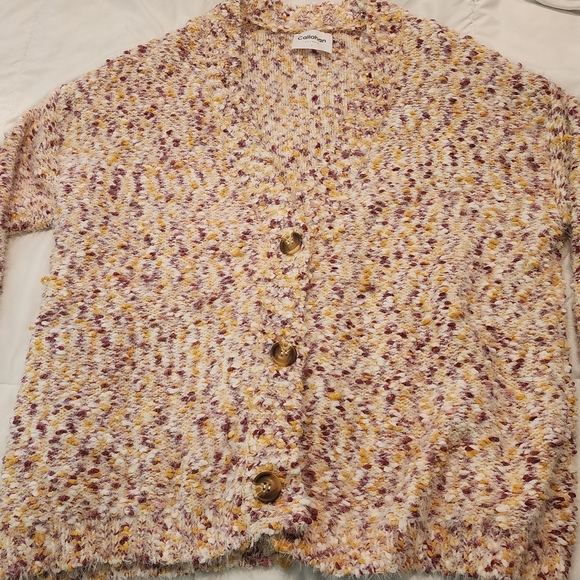 Multicolor Button-Up Cardigan - Picture 4 of 9